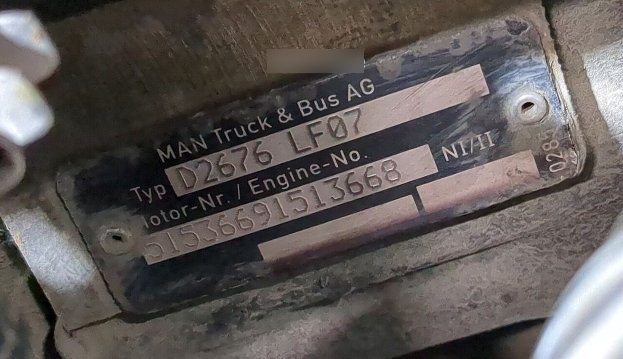 MAN D2676 LF07 MAN TGA, TGS, TGX - Motor pentru Camion: Foto 2 MAN D2676 LF07 MAN TGA, TGS, TGX - Motor pentru Camion: Foto 2