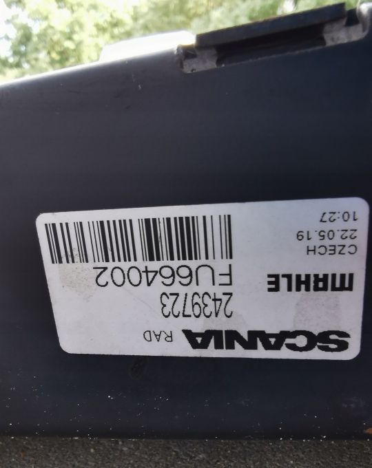 CHŁODNICA WODY SCANIA 2439723 SZCZELNA - Radiator pentru Camion: Foto 3 CHŁODNICA WODY SCANIA 2439723 SZCZELNA - Radiator pentru Camion: Foto 3