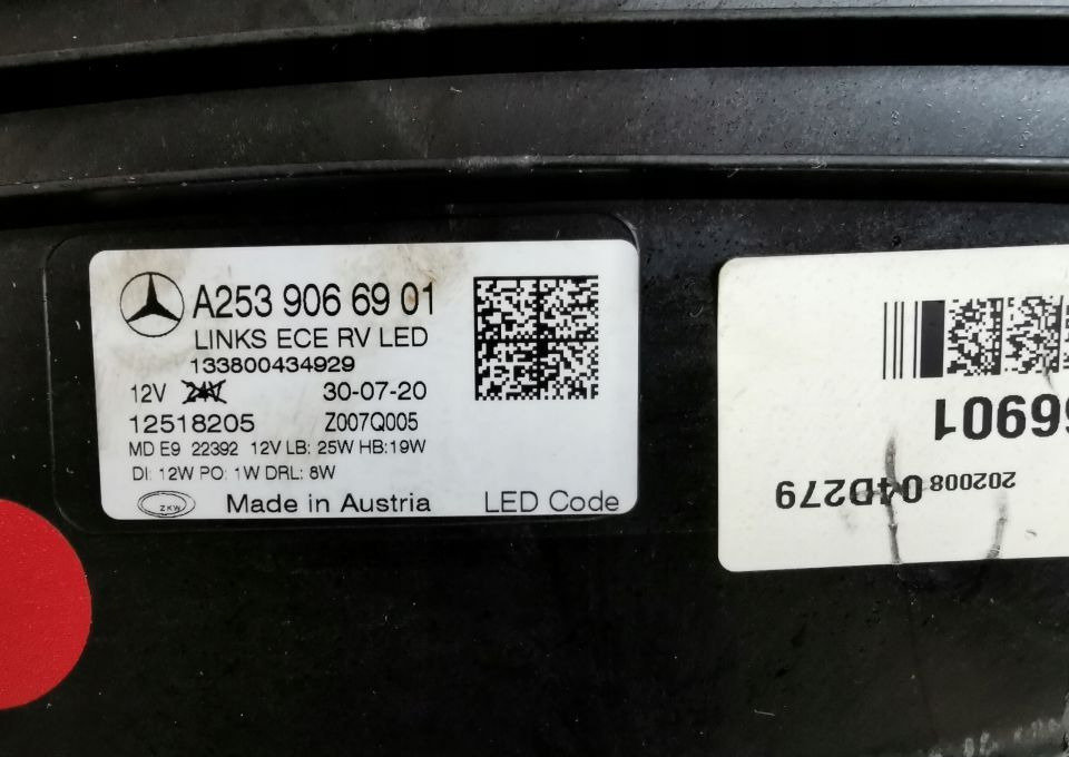 LAMPA MERCEDES GLC A253 906901 LIFT LEWA - Far: Foto 4 LAMPA MERCEDES GLC A253 906901 LIFT LEWA - Far: Foto 4