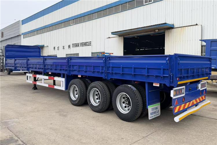TITAN 3 Axle 50 Ton Side Wall Trailer for Sale In Kenya - Semiremorcă platformă: Foto 5 TITAN 3 Axle 50 Ton Side Wall Trailer for Sale In Kenya - Semiremorcă platformă: Foto 5