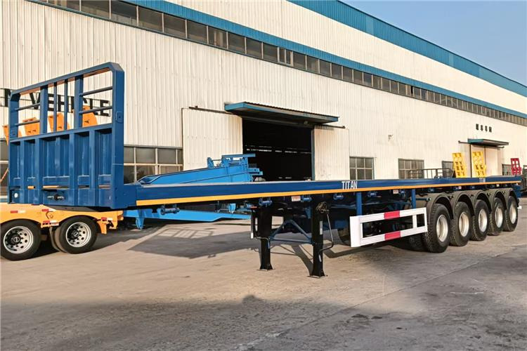 TITAN 5 Axle Flatbed Semi Trailer for Sale In Aruba - Semiremorcă platformă: Foto 3 TITAN 5 Axle Flatbed Semi Trailer for Sale In Aruba - Semiremorcă platformă: Foto 3