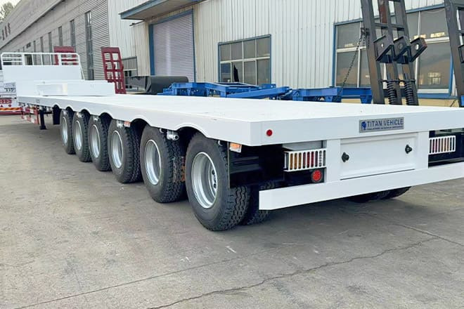 TITAN 6 Axle Step Deck Flatbed Trailer for Sale in Philippines - Semiremorcă platformă: Foto 2 TITAN 6 Axle Step Deck Flatbed Trailer for Sale in Philippines - Semiremorcă platformă: Foto 2
