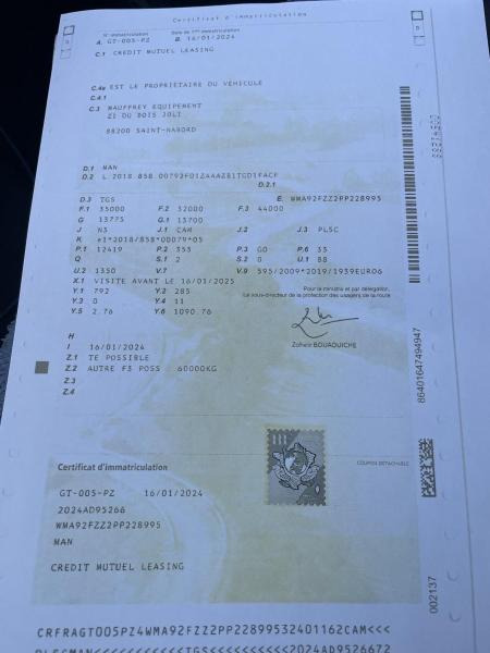 MAN TGS 35.480 - Camion cu prelată: Foto 5 MAN TGS 35.480 - Camion cu prelată: Foto 5