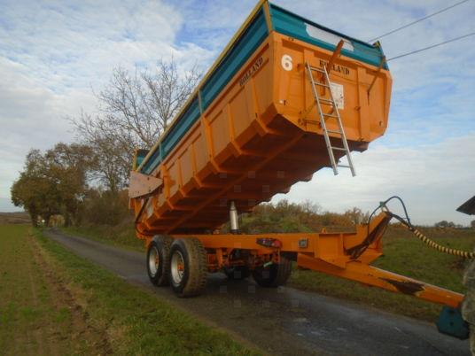 Rolland TURBO 160 - Remorcă basculantă: Foto 1 Rolland TURBO 160 - Remorcă basculantă: Foto 1