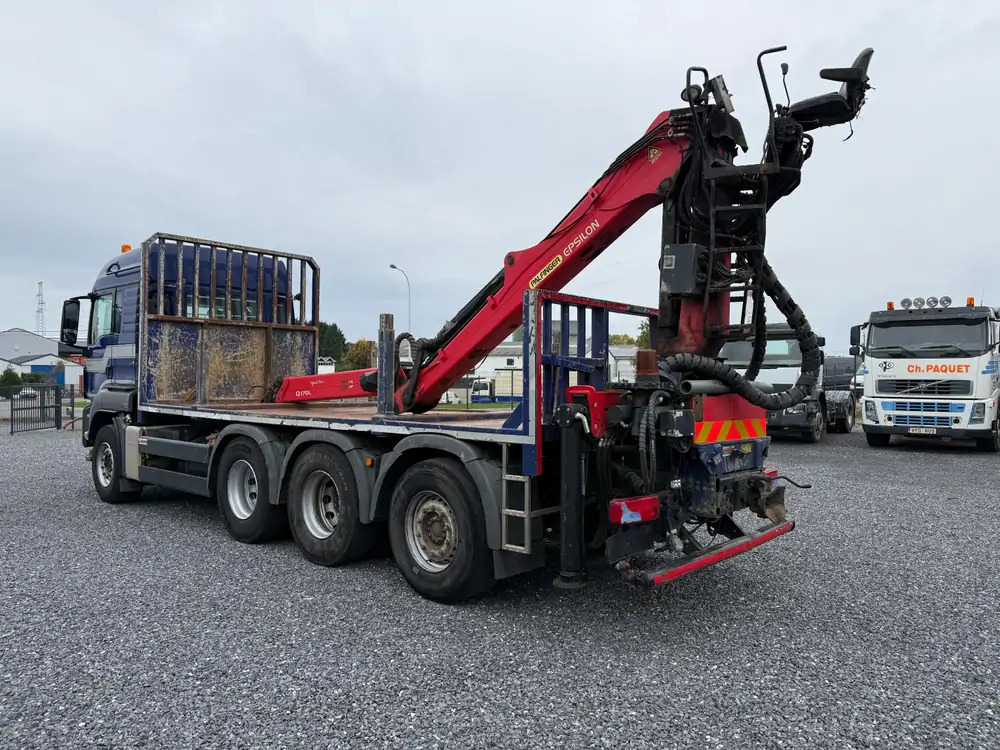 MAN TGS 35.440 *Epsilon Q170L*TRIDEM*Intarder - Camion platformă, Camion cu macara: Foto 3 MAN TGS 35.440 *Epsilon Q170L*TRIDEM*Intarder - Camion platformă, Camion cu macara: Foto 3