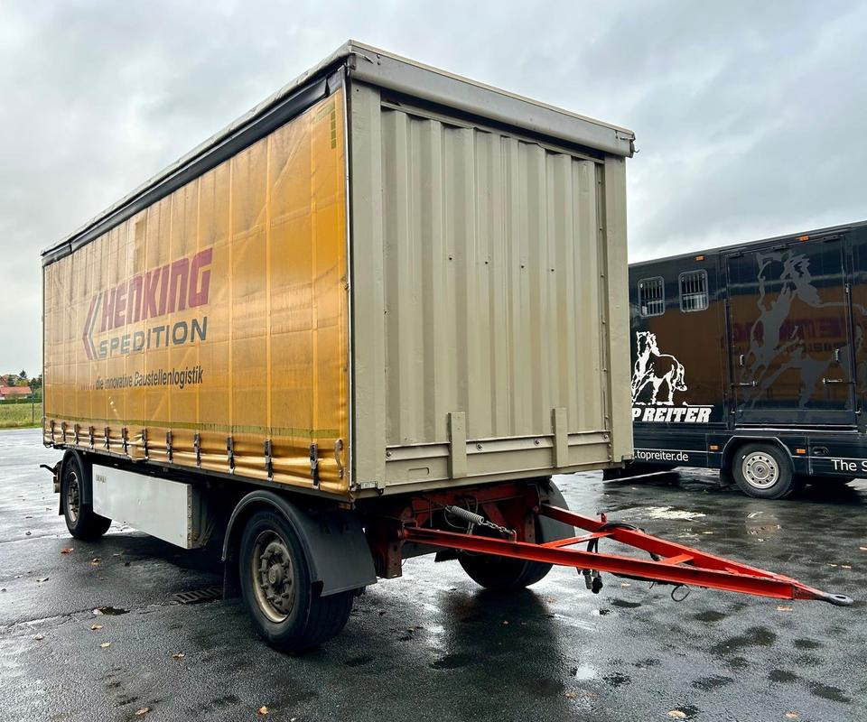 Anhänger + Krone + 2 Achsen + Scheibenbremse + EZ 2016 + TÜV - Remorcă cu prelată: Foto 3 Anhänger + Krone + 2 Achsen + Scheibenbremse + EZ 2016 + TÜV - Remorcă cu prelată: Foto 3