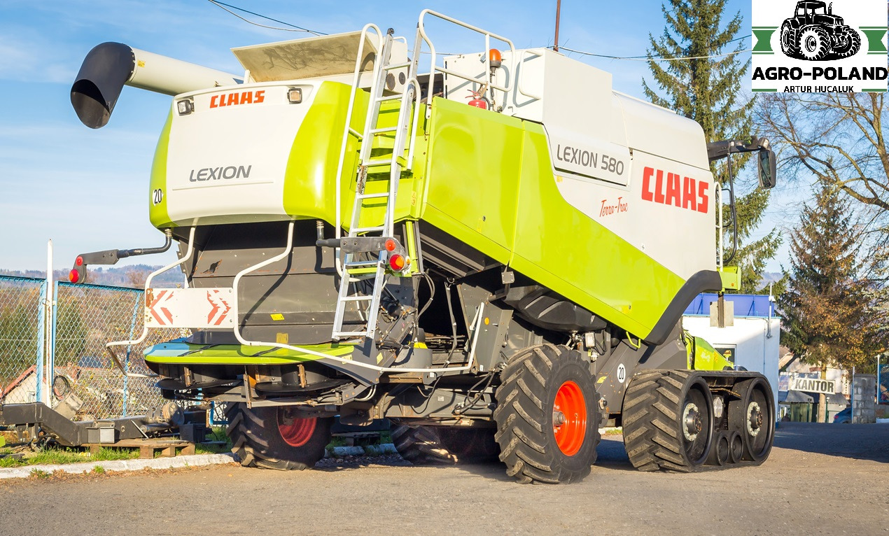 CLAAS LEXION 580 TT - 3326 h - 2008 ROK - QUANTIMETER + VARIO 750 - LASER PILOT - Combină de recoltat cereale: Foto 3 CLAAS LEXION 580 TT - 3326 h - 2008 ROK - QUANTIMETER + VARIO 750 - LASER PILOT - Combină de recoltat cereale: Foto 3