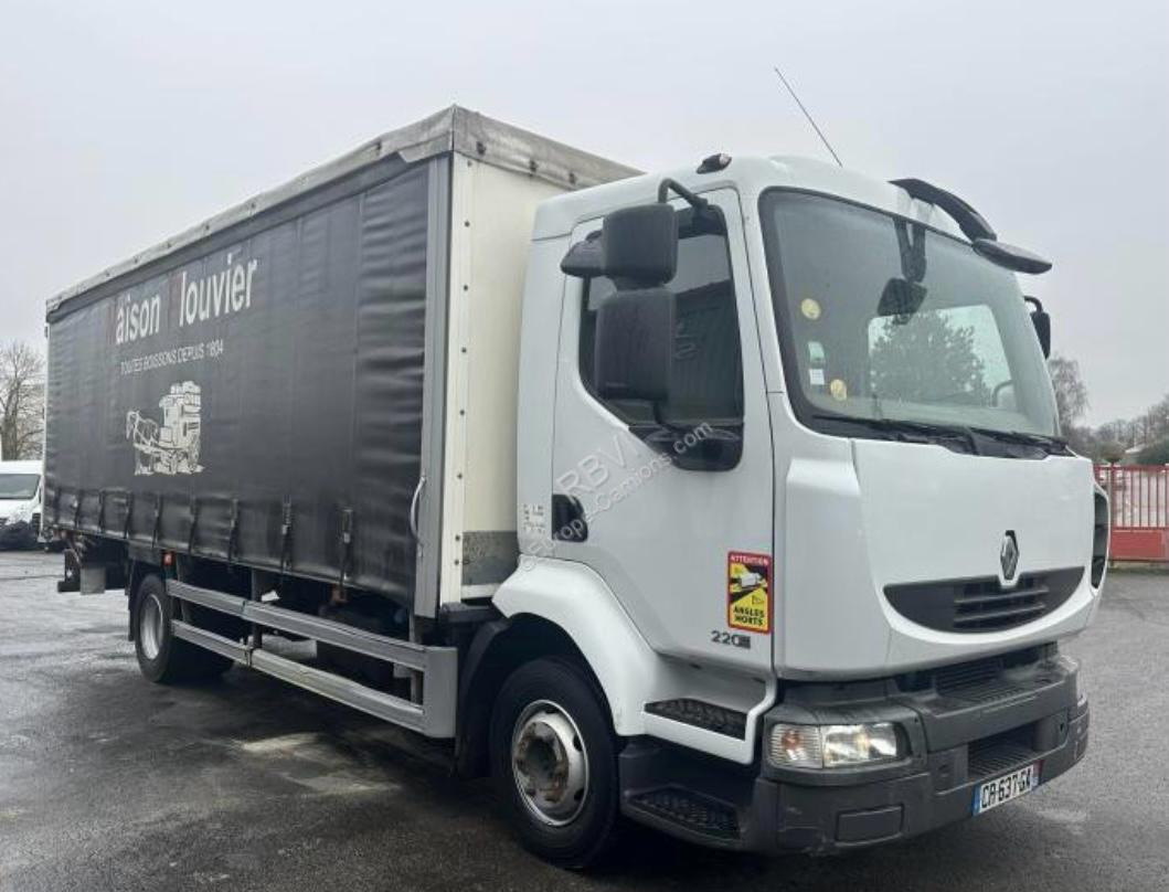 RENAULT MIDLUM 12.220 - Camion cu prelată: Foto 2 RENAULT MIDLUM 12.220 - Camion cu prelată: Foto 2