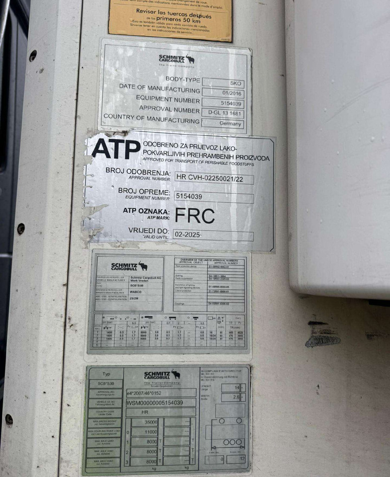 Schmitz Standart 7 cm multitemp - Semiremorcă frigider: Foto 4 Schmitz Standart 7 cm multitemp - Semiremorcă frigider: Foto 4
