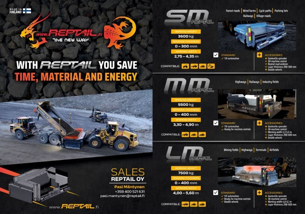 Reptail LM - Autogreder: Foto 3 Reptail LM - Autogreder: Foto 3