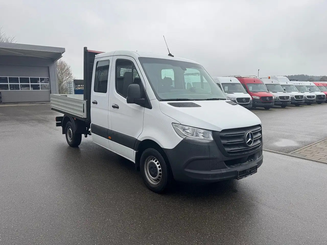 Mercedes-Benz Sprinter 314 CDI Lang DoKa Pritsche Klima AHK - Autoutilitară cu platformă, Autoutilitară cabină dublă: Foto 2 Mercedes-Benz Sprinter 314 CDI Lang DoKa Pritsche Klima AHK - Autoutilitară cu platformă, Autoutilitară cabină dublă: Foto 2