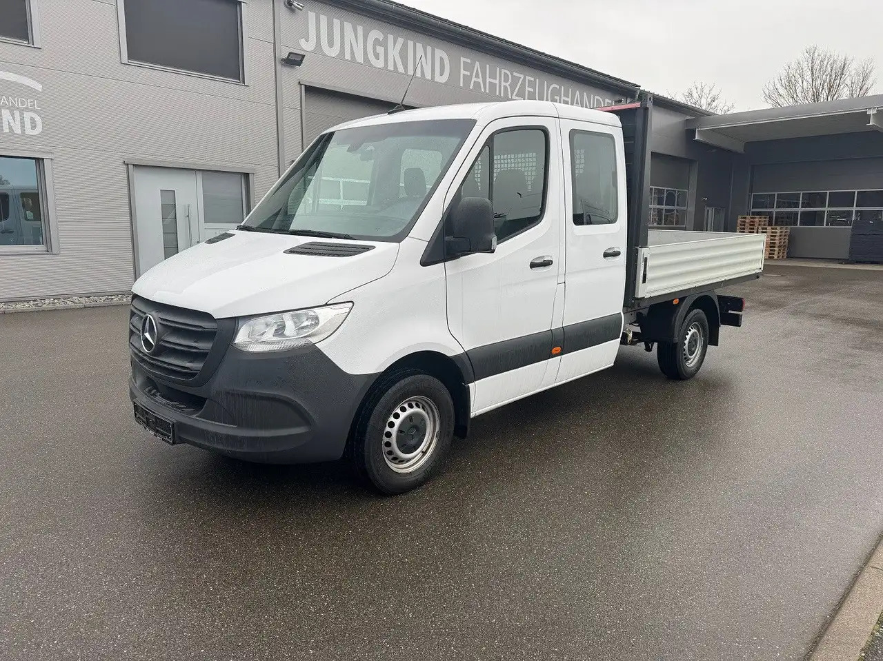 Mercedes-Benz Sprinter 314 CDI Lang DoKa Pritsche Klima AHK - Autoutilitară cu platformă, Autoutilitară cabină dublă: Foto 1 Mercedes-Benz Sprinter 314 CDI Lang DoKa Pritsche Klima AHK - Autoutilitară cu platformă, Autoutilitară cabină dublă: Foto 1