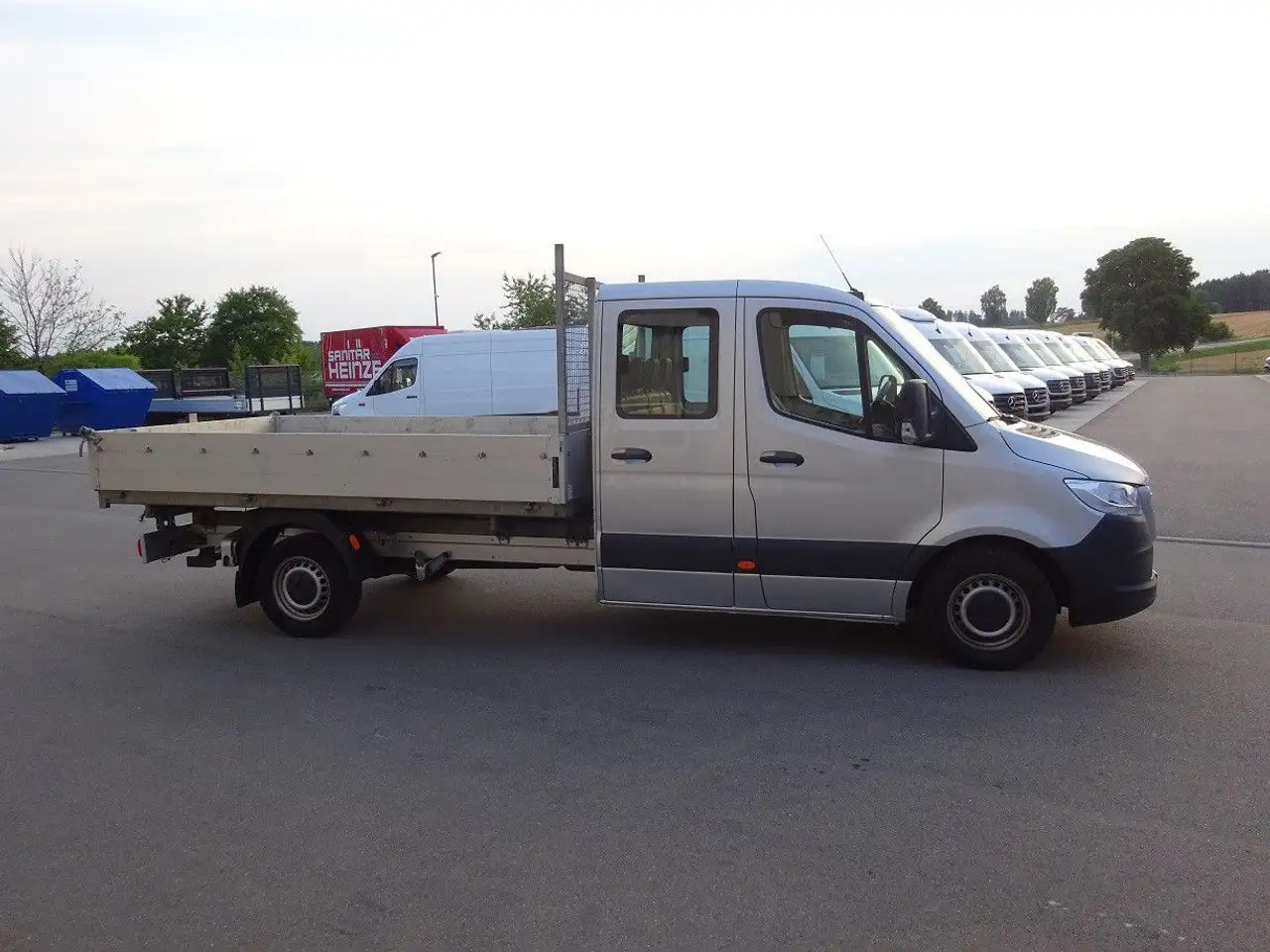 Mercedes-Benz Sprinter 319 CDI DoKa Maxi Kipper AHK 2,8t - Autoutilitară cu platformă, Autoutilitară cabină dublă: Foto 2 Mercedes-Benz Sprinter 319 CDI DoKa Maxi Kipper AHK 2,8t - Autoutilitară cu platformă, Autoutilitară cabină dublă: Foto 2