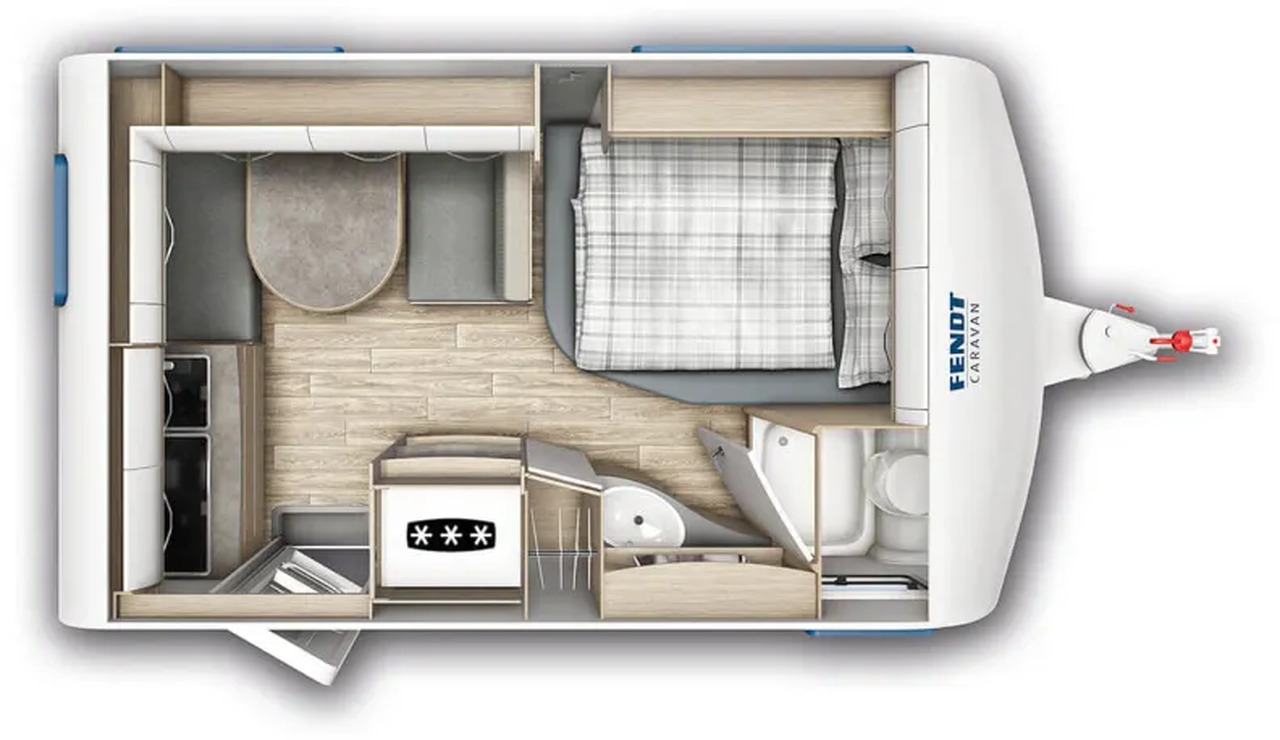 Fendt Bianco Activ 390 FHS Dusche, 1.700 KG-Fahrwerk - Rulotă: Foto 2 Fendt Bianco Activ 390 FHS Dusche, 1.700 KG-Fahrwerk - Rulotă: Foto 2