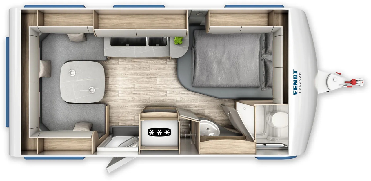 Fendt Bianco Activ 445 SFB Shower-Paket, GFK - Rulotă: Foto 2 Fendt Bianco Activ 445 SFB Shower-Paket, GFK - Rulotă: Foto 2