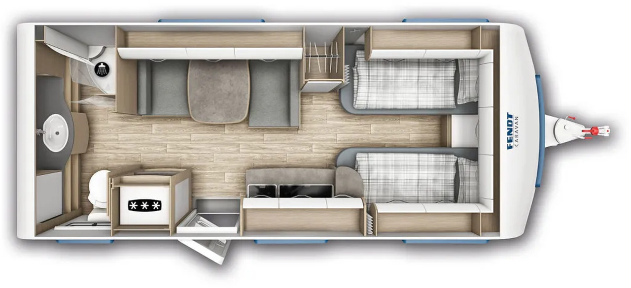 Fendt Bianco Activ 515 SGD Safety- + Shower- Dekopaket - Rulotă: Foto 2 Fendt Bianco Activ 515 SGD Safety- + Shower- Dekopaket - Rulotă: Foto 2