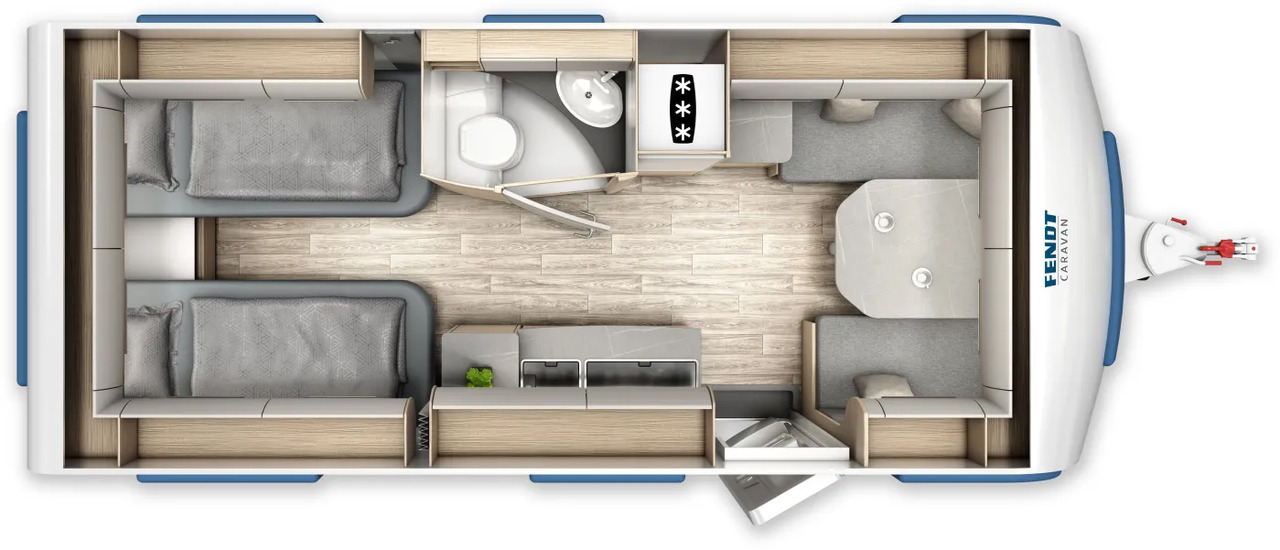 Fendt Bianco Activ 515 SGE Fahrzeug frei konfigurierbar - Rulotă: Foto 2 Fendt Bianco Activ 515 SGE Fahrzeug frei konfigurierbar - Rulotă: Foto 2