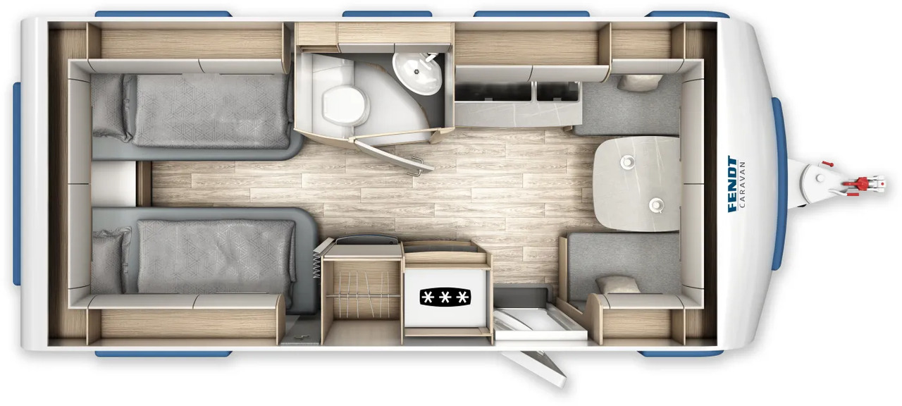 Fendt Bianco Selection 495 SG Safety, Shower, 2.000 KG, GFK - Rulotă: Foto 2 Fendt Bianco Selection 495 SG Safety, Shower, 2.000 KG, GFK - Rulotă: Foto 2