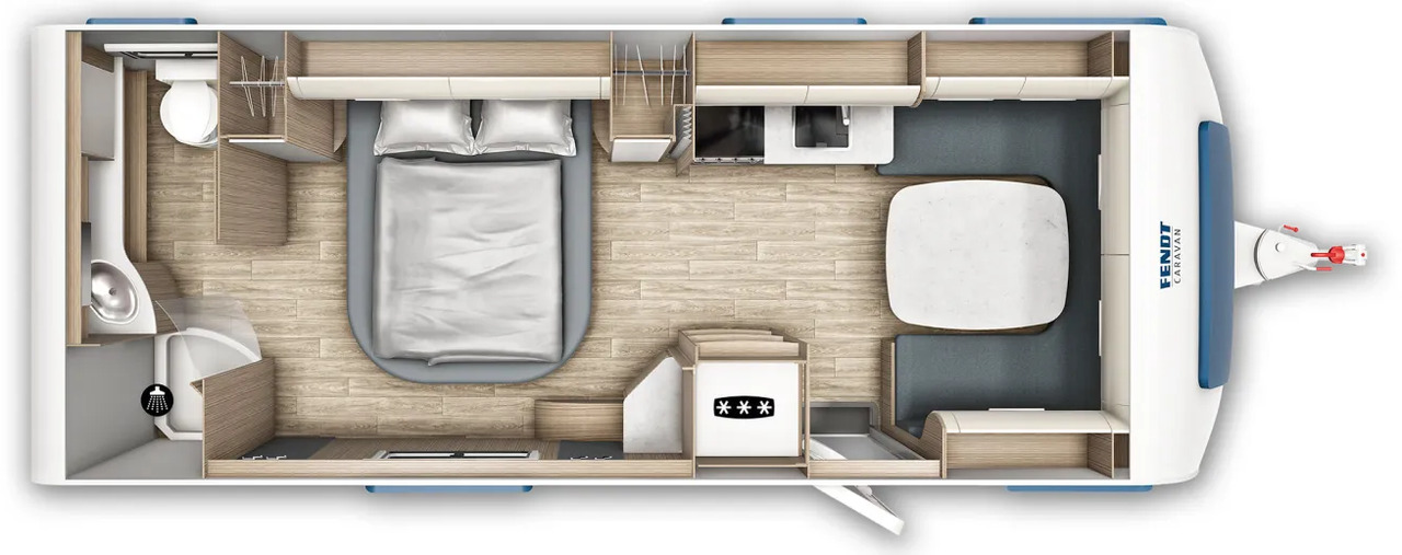 Fendt Tendenza 650 SFD Safety-, Batteri. Fußbodentem - Rulotă: Foto 2 Fendt Tendenza 650 SFD Safety-, Batteri. Fußbodentem - Rulotă: Foto 2