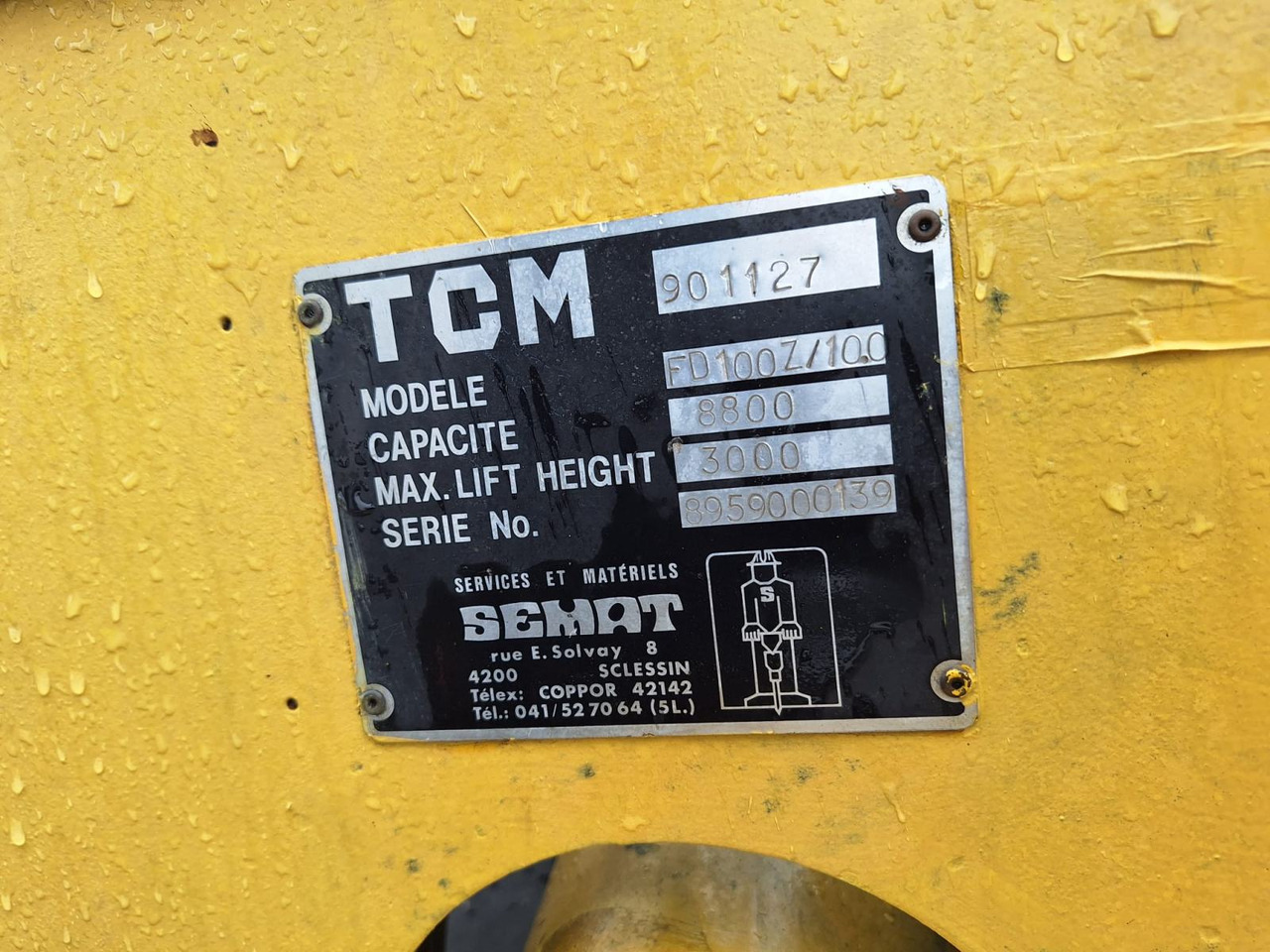 Stivuitor diesel TCM 100: Foto 7 Stivuitor diesel TCM 100: Foto 7