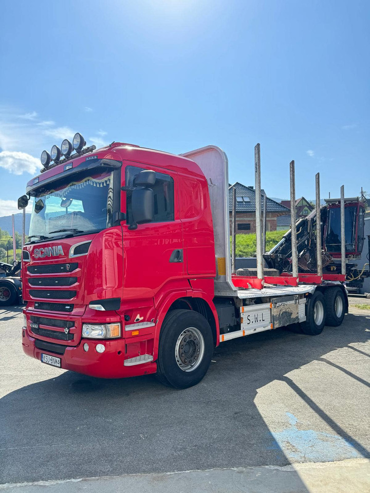 SCANIA R500 & KESLA 2012T - Camion forestier, Camion cu macara: Foto 2 SCANIA R500 & KESLA 2012T - Camion forestier, Camion cu macara: Foto 2