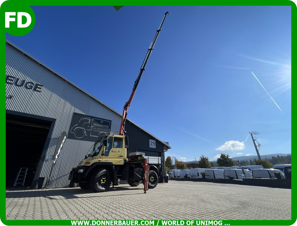 Unimog Unimog U300 mit Mega Kran , erst 28 Tkm - Camion cu macara: Foto 3 Unimog Unimog U300 mit Mega Kran , erst 28 Tkm - Camion cu macara: Foto 3