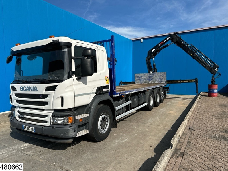 Scania P 410 8x4, EURO 6, HIAB, Remote, Steeringaxle - Camion platformă, Camion cu macara: Foto 5 Scania P 410 8x4, EURO 6, HIAB, Remote, Steeringaxle - Camion platformă, Camion cu macara: Foto 5