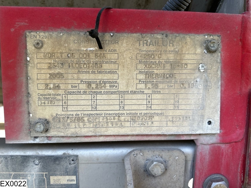 Trailor Bitum 34120 Liter, 1 Compartment - Semiremorcă cisternă: Foto 3 Trailor Bitum 34120 Liter, 1 Compartment - Semiremorcă cisternă: Foto 3