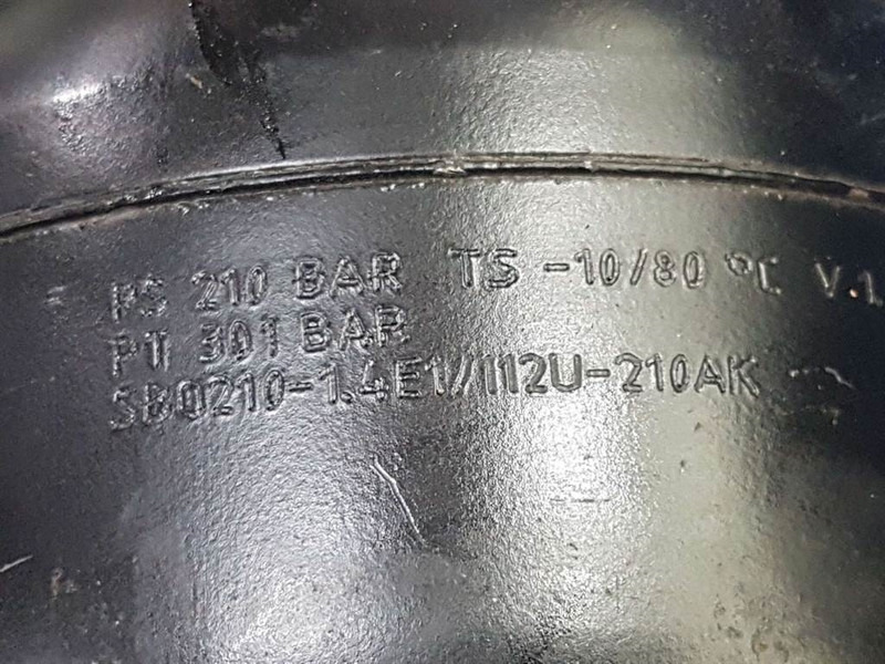 Hydac SBO210-1,4E1/112U-210AK-3041953-Accumulator - Hidraulică pentru Utilaje constructii: Foto 3 Hydac SBO210-1,4E1/112U-210AK-3041953-Accumulator - Hidraulică pentru Utilaje constructii: Foto 3