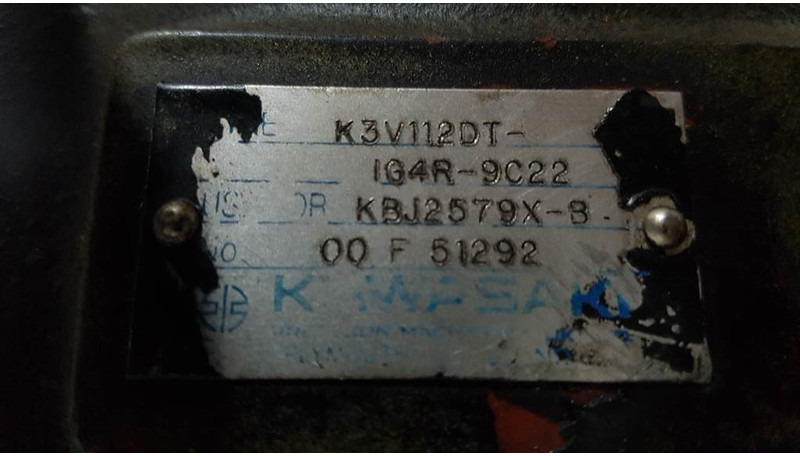 Kawasaki K3V112DT-IG4R-9C22 - Load sensing pump - Hidraulică: Foto 3 Kawasaki K3V112DT-IG4R-9C22 - Load sensing pump - Hidraulică: Foto 3