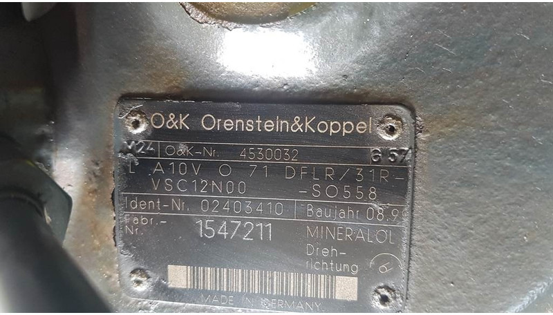 O & K A10VO71DFLR/31R - O&K L15B - Load sensing pump - Hidraulică pentru Utilaje constructii: Foto 3 O & K A10VO71DFLR/31R - O&K L15B - Load sensing pump - Hidraulică pentru Utilaje constructii: Foto 3