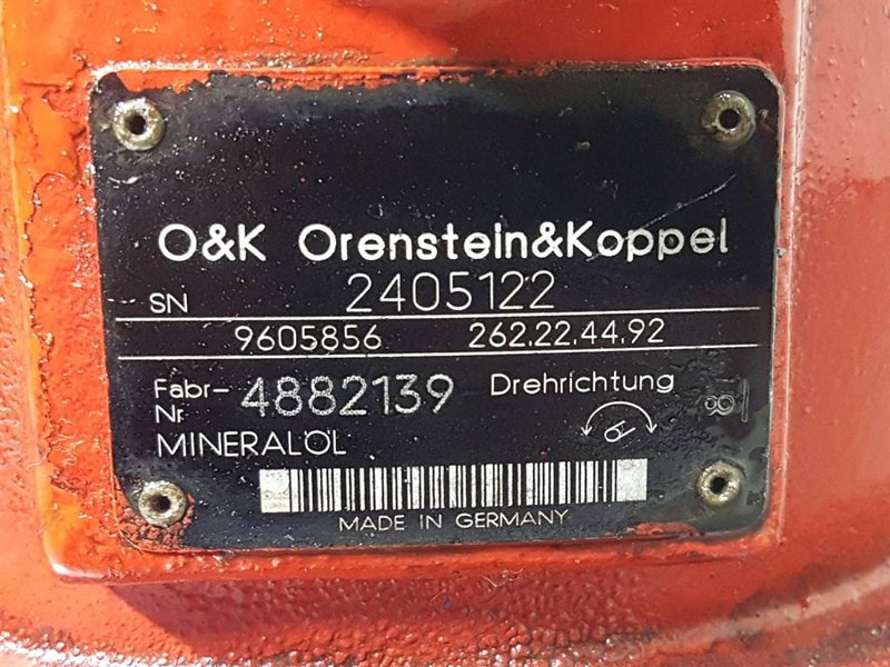 O & K L6/L6.3/L6.5/L8/L8.5-2405122-Drive motor/Fahrmotor - Hidraulică pentru Utilaje constructii: Foto 5 O & K L6/L6.3/L6.5/L8/L8.5-2405122-Drive motor/Fahrmotor - Hidraulică pentru Utilaje constructii: Foto 5
