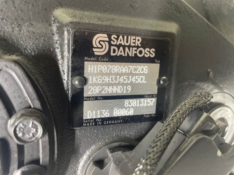 Sauer Danfoss H1P078R-83013157-Drive pump/Fahrpumpe/Rijpomp - Hidraulică pentru Utilaje constructii: Foto 4 Sauer Danfoss H1P078R-83013157-Drive pump/Fahrpumpe/Rijpomp - Hidraulică pentru Utilaje constructii: Foto 4