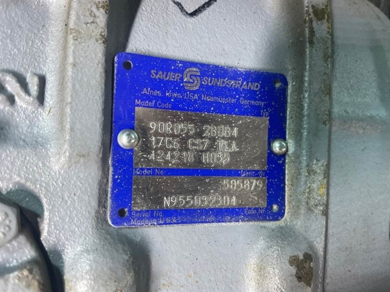 WACKER NEUSON 1000198547-Sauer Danfoss 90R055-Drive pump/Rijpomp - Hidraulică pentru Utilaje constructii: Foto 5 WACKER NEUSON 1000198547-Sauer Danfoss 90R055-Drive pump/Rijpomp - Hidraulică pentru Utilaje constructii: Foto 5