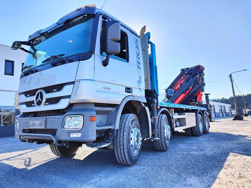 Mercedes-Benz Actros 4151 V8 8x4 Dakdekkerskraan / montagekran Palfinger PK78002 - Camion cu macara: Foto 1 Mercedes-Benz Actros 4151 V8 8x4 Dakdekkerskraan / montagekran Palfinger PK78002 - Camion cu macara: Foto 1