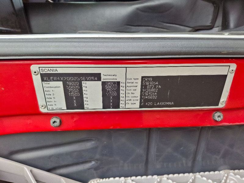 Scania R 420 LA4X2MNA - Cap tractor: Foto 5 Scania R 420 LA4X2MNA - Cap tractor: Foto 5
