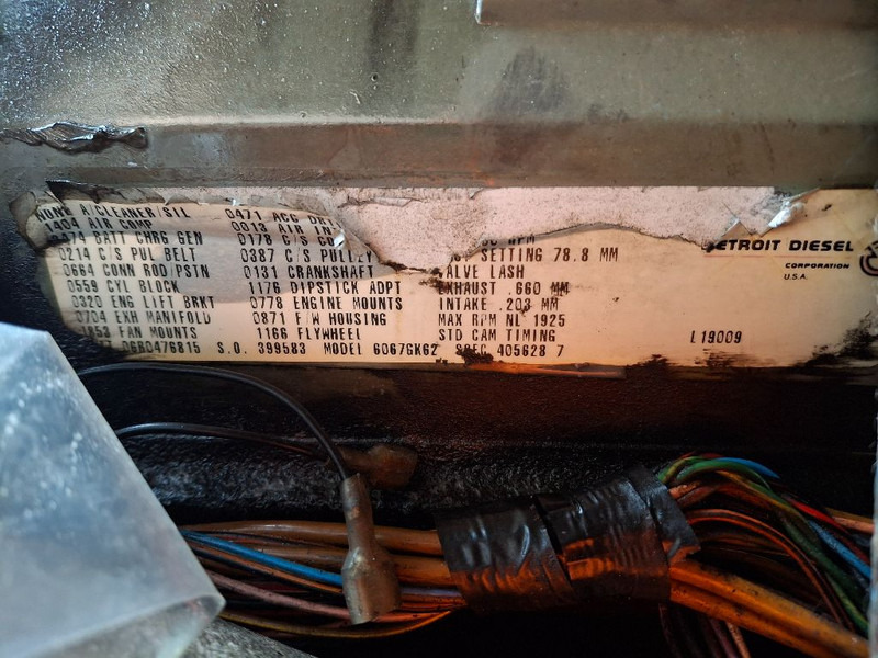 Detroit 6067GK62 60-serie - Motor: Foto 5 Detroit 6067GK62 60-serie - Motor: Foto 5