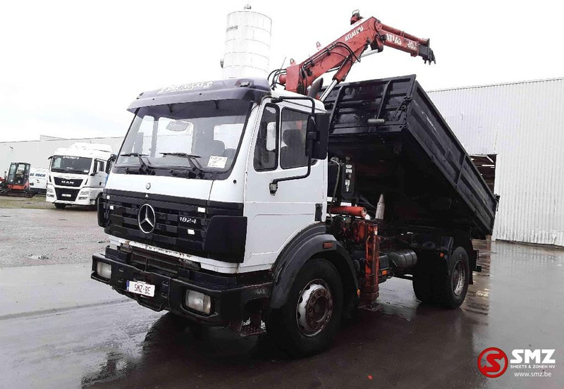 Mercedes-Benz SK 1824 lames grue Atlas Ak 80-1 - Camion basculantă, Camion cu macara: Foto 3 Mercedes-Benz SK 1824 lames grue Atlas Ak 80-1 - Camion basculantă, Camion cu macara: Foto 3