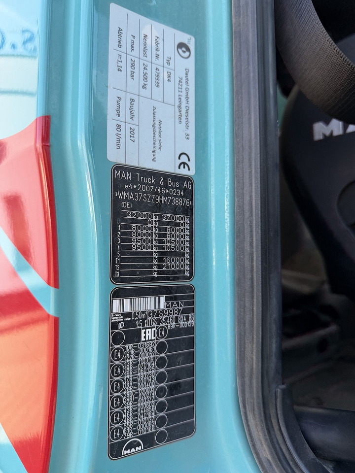 Camion basculantă MAN TGS 35.460 8x4 Dautel Intarder: Foto 14 Camion basculantă MAN TGS 35.460 8x4 Dautel Intarder: Foto 14