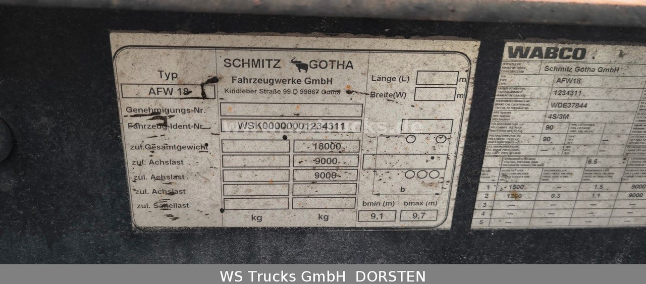 Schmitz Cargobull BDF Wechselbrücke AFW 18 - Remorcă transport containere/ Swap body: Foto 5 Schmitz Cargobull BDF Wechselbrücke AFW 18 - Remorcă transport containere/ Swap body: Foto 5