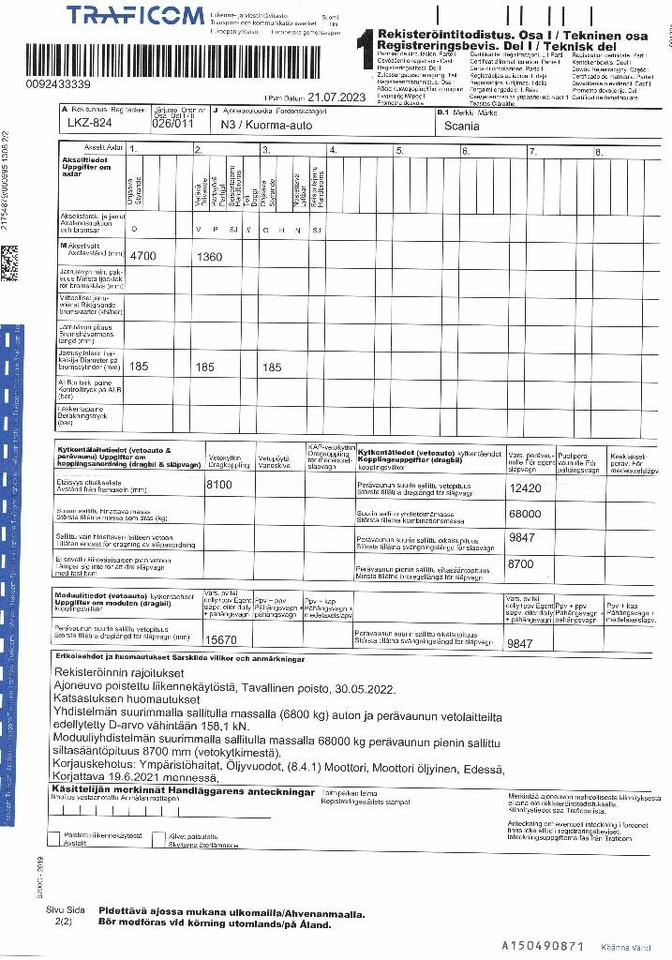 Camion furgon Scania R 480: Foto 11
