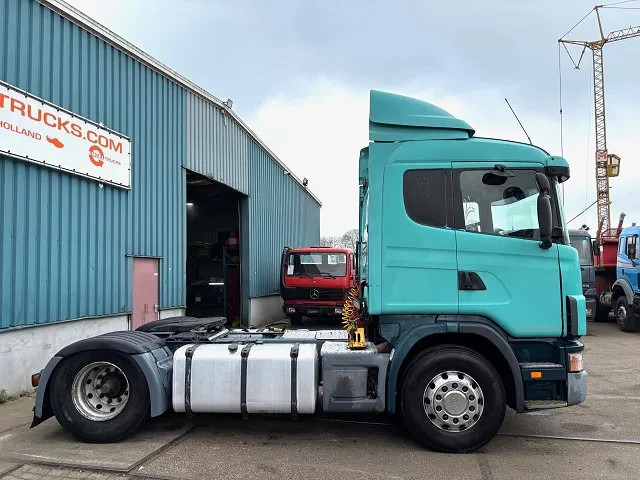 Scania R114-380 LA SLEEPERCAB 4x2 (EURO 2 / MANUAL GEARBOX / HYDRAULIC KIT / P.T.O. / FULL SPOILERSET / ETC.) - Cap tractor: Foto 4 Scania R114-380 LA SLEEPERCAB 4x2 (EURO 2 / MANUAL GEARBOX / HYDRAULIC KIT / P.T.O. / FULL SPOILERSET / ETC.) - Cap tractor: Foto 4