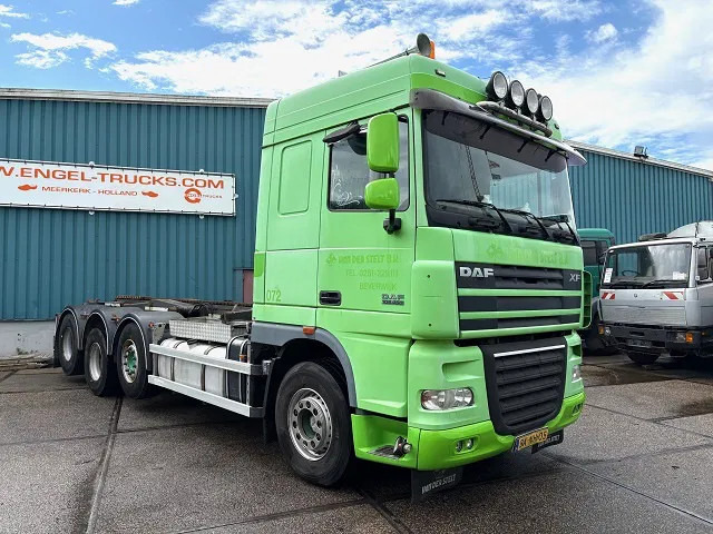 DAF XF 105.460 8x2 CHASSIS WITH MULTILIFT SYSTEM (ZF16 MANUAL GEARBOX / MX-BRAKE / 9.000 KG. FRONT-AXLE / LIFT-AXLES / FRIDGE / ETC. - Camion transport containere/ Swap body: Foto 2 DAF XF 105.460 8x2 CHASSIS WITH MULTILIFT SYSTEM (ZF16 MANUAL GEARBOX / MX-BRAKE / 9.000 KG. FRONT-AXLE / LIFT-AXLES / FRIDGE / ETC. - Camion transport containere/ Swap body: Foto 2