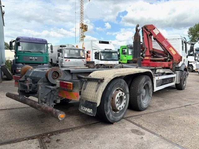 Mercedes-Benz SK 2527 6x2 HOOK-ARM SYSTEM WITH HMF CRANE (V6 ENGINE / ZF MANUAL GEARBOX / REDUCTION AXLE / STEEL SUSPENSION / P.T.O.) - Camion cu cârlig, Camion cu macara: Foto 3 Mercedes-Benz SK 2527 6x2 HOOK-ARM SYSTEM WITH HMF CRANE (V6 ENGINE / ZF MANUAL GEARBOX / REDUCTION AXLE / STEEL SUSPENSION / P.T.O.) - Camion cu cârlig, Camion cu macara: Foto 3