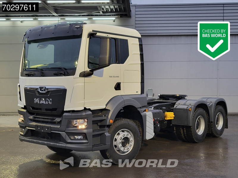 MAN TGS 33.440 6X4 NEW! TN Manual Full-Steel Big-Axle Drumbrakes Euro 2 - Cap tractor: Foto 1 MAN TGS 33.440 6X4 NEW! TN Manual Full-Steel Big-Axle Drumbrakes Euro 2 - Cap tractor: Foto 1