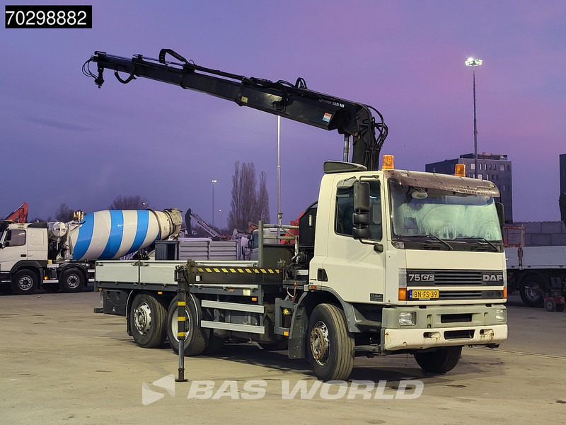 DAF 75CF.250 CF 6X2 HIAB 190W3 Crane Kran Remote Rotator Steering Axle Automatic Euro 3 - Camion platformă, Camion cu macara: Foto 3 DAF 75CF.250 CF 6X2 HIAB 190W3 Crane Kran Remote Rotator Steering Axle Automatic Euro 3 - Camion platformă, Camion cu macara: Foto 3