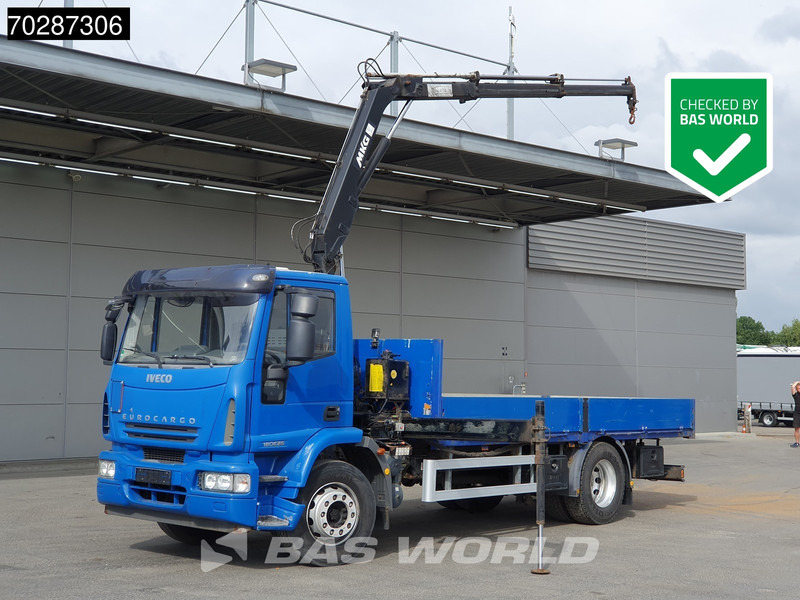 Iveco Eurocargo 180E250 4X2 18tonner MKG-HLK66 Crane Kran Manual Euro 5 - Camion platformă, Camion cu macara: Foto 1 Iveco Eurocargo 180E250 4X2 18tonner MKG-HLK66 Crane Kran Manual Euro 5 - Camion platformă, Camion cu macara: Foto 1