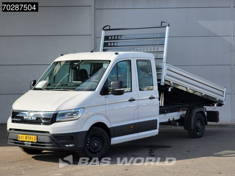 MAN TGE 3.180 Drie-Zijdige Automaat Kipper 2025-Facelift 180PK Trekhaak LED Airco Cruise Navi Euro6 Kipper Tipper Benne Kieper 3m3 A/C Towbar - Autoutilitară basculantă: Foto 3 MAN TGE 3.180 Drie-Zijdige Automaat Kipper 2025-Facelift 180PK Trekhaak LED Airco Cruise Navi Euro6 Kipper Tipper Benne Kieper 3m3 A/C Towbar - Autoutilitară basculantă: Foto 3