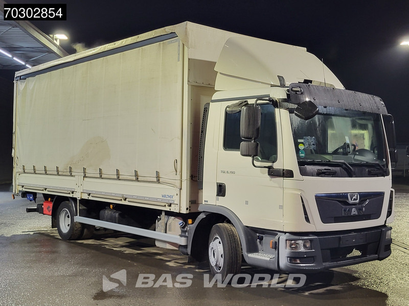 MAN TGL 8.190 TGL 4X2 8tonner Curtainsider Ladebordwand Manual Euro 6 - Camion cu prelată: Foto 3 MAN TGL 8.190 TGL 4X2 8tonner Curtainsider Ladebordwand Manual Euro 6 - Camion cu prelată: Foto 3