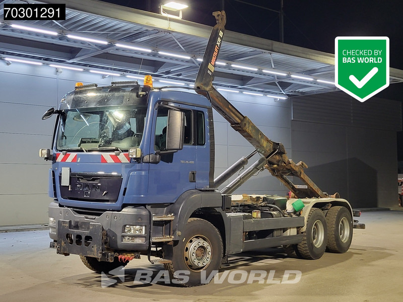 MAN TGS 26.400 6X4 Hiab XR21S56 Containersystem Automatic Euro 5 - Camion cu cârlig: Foto 1 MAN TGS 26.400 6X4 Hiab XR21S56 Containersystem Automatic Euro 5 - Camion cu cârlig: Foto 1